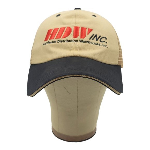 HDW Hardware Distribution Warehouses Mesh Snapback Cap Trucker Baseball Hat - Picture 7 of 12